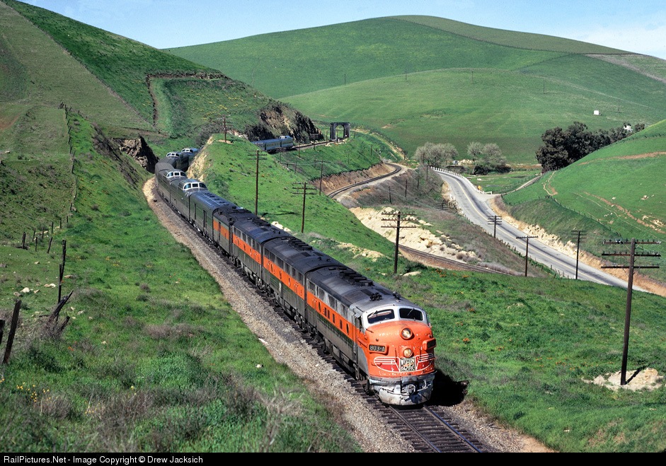 RailPictures.Net Photo: WP 803A Western Pacific EMD F3(A) at Altamont,  California by Drew Jacksich