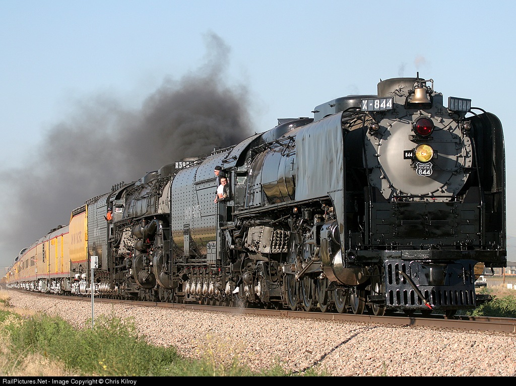 RailPictures.Net Photo: UP 844 Union Pacific Steam 4-8-4 at 