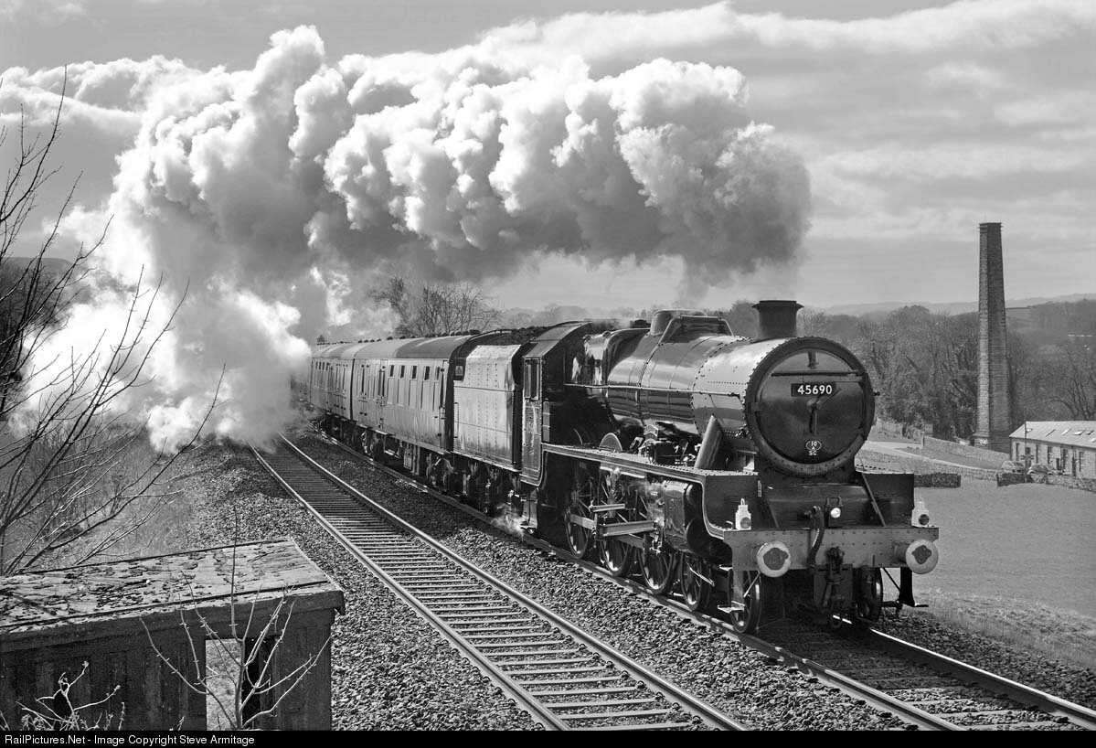 Class 4 6. Железнодорожный транспорт России. Паровоз North Star. LMS ex - NSR паровоз.