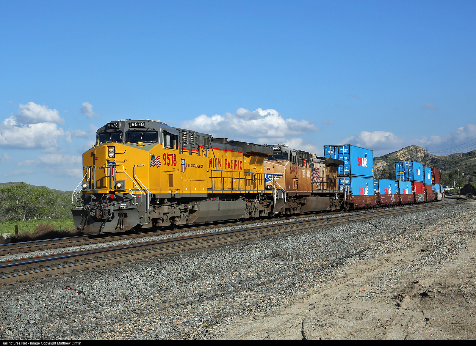 RailPictures.Net Photo: UP 9578 Union Pacific GE C44ACM at El 