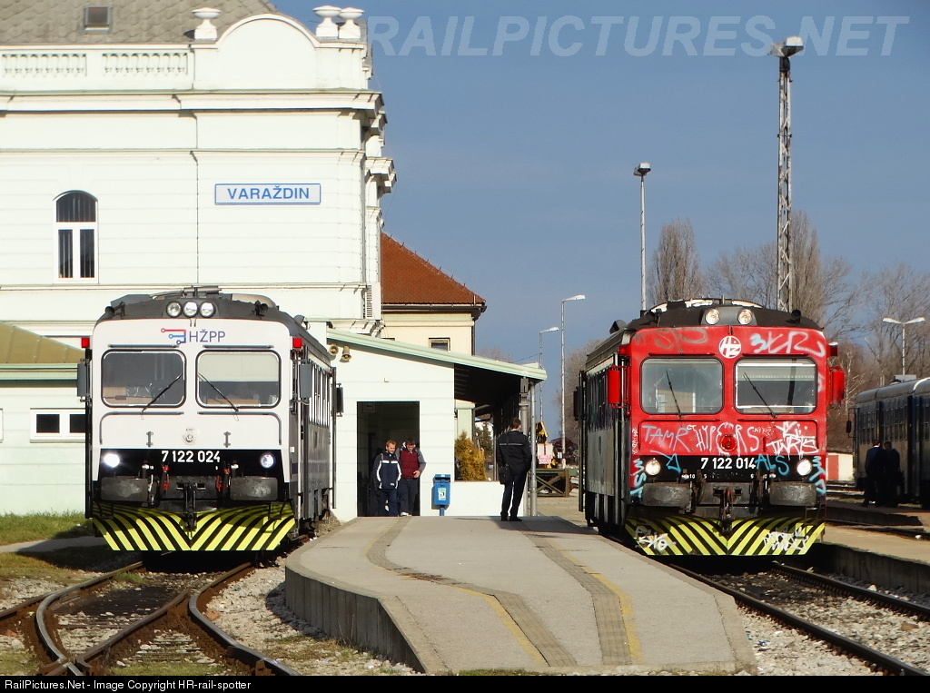 RailPictures.Net Photo: 7122 024 HŽ - Hrvatske željeznice 7122 at Varaždin,  Croatia by HR-rail-spotter